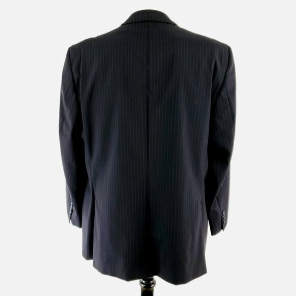 Jack Victor Select Vogue CT Wool Pinstripe 2 Button Suit Jacket 46R - Picture 5 of 8